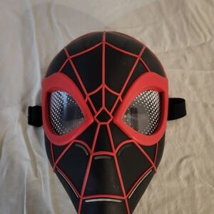 Miles Morales Black and Red Spiderman Superhero Halloween Kids Mask